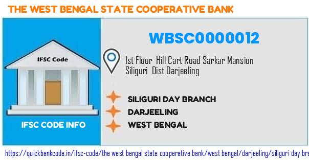 The West Bengal State Cooperative Bank Siliguri Day Branch WBSC0000012 IFSC Code