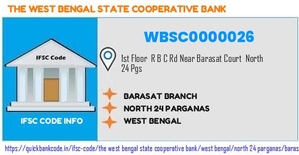 The West Bengal State Cooperative Bank Barasat Branch WBSC0000026 IFSC Code