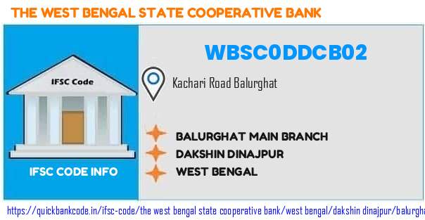 The West Bengal State Cooperative Bank Balurghat Main Branch WBSC0DDCB02 IFSC Code