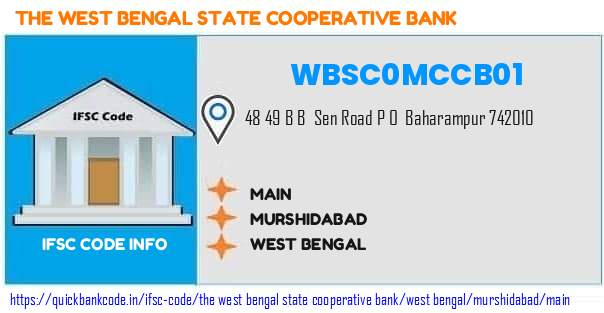 The West Bengal State Cooperative Bank Main WBSC0MCCB01 IFSC Code