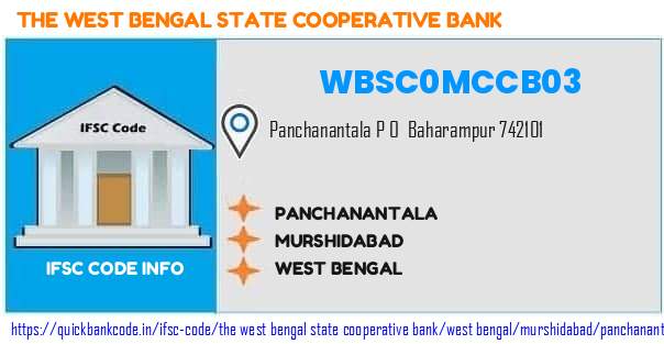 The West Bengal State Cooperative Bank Panchanantala WBSC0MCCB03 IFSC Code