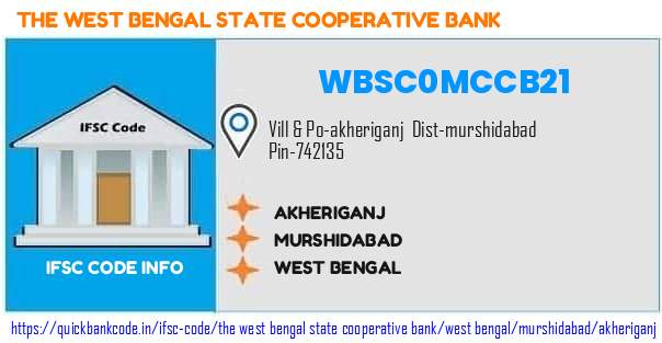 The West Bengal State Cooperative Bank Akheriganj WBSC0MCCB21 IFSC Code