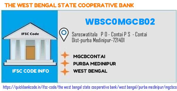 The West Bengal State Cooperative Bank Mgcbcontai WBSC0MGCB02 IFSC Code