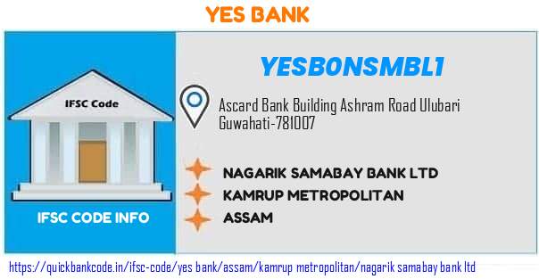 Yes Bank Nagarik Samabay Bank  YESB0NSMBL1 IFSC Code